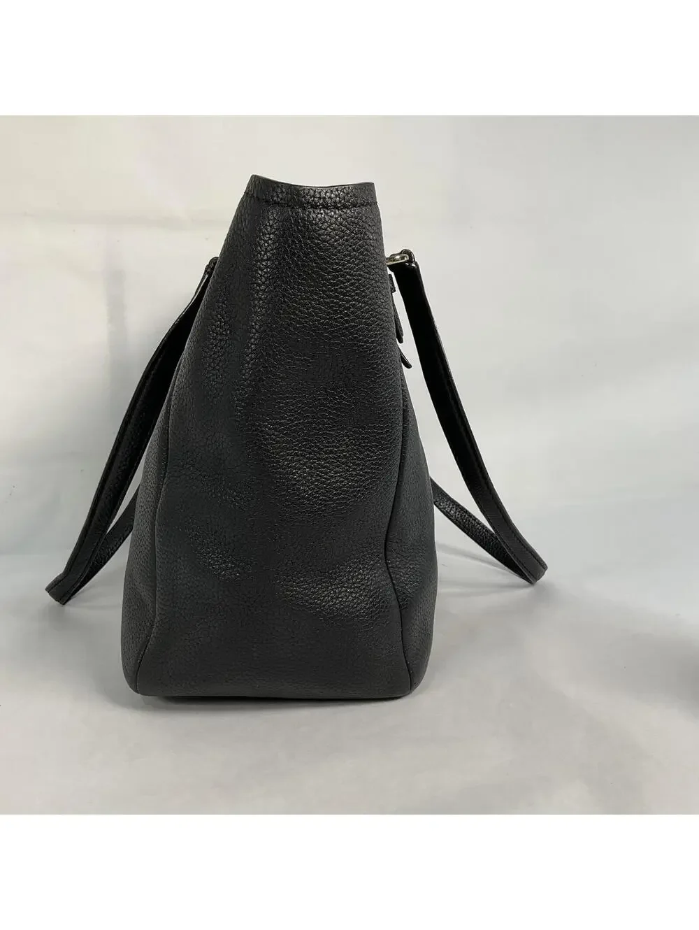 Kate Spade New York Black Pebbled Leather Tote Bag
